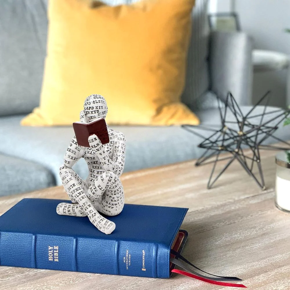 Literary Charm Worm Figurine