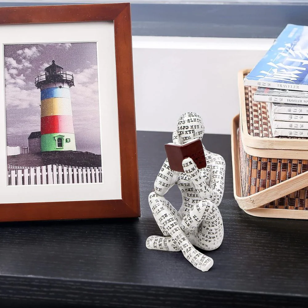 Literary Charm Worm Figurine