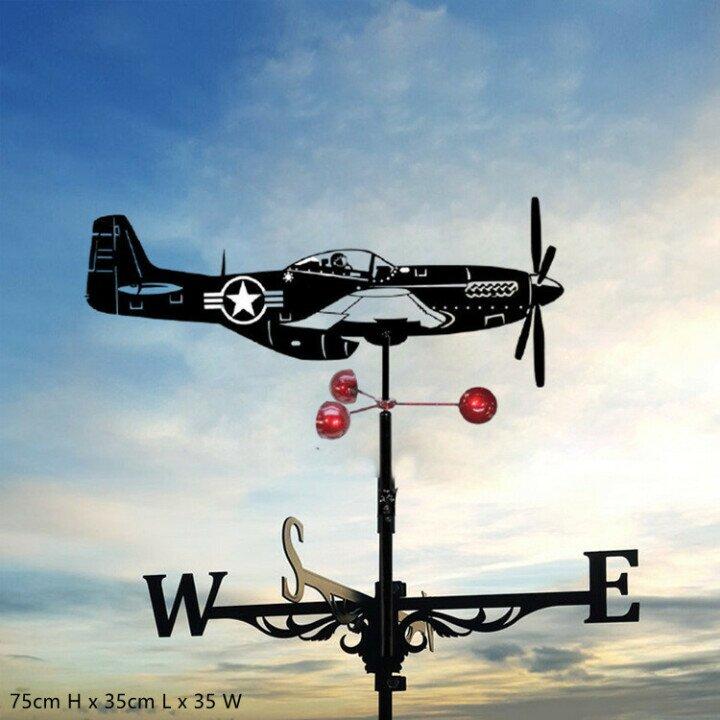 Vintage Garden Weather Vane for Wind Direction and Decorative Charm