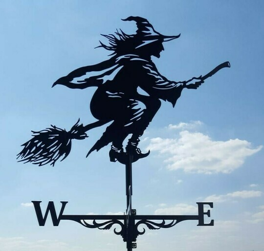 Vintage Garden Weather Vane for Wind Direction and Decorative Charm
