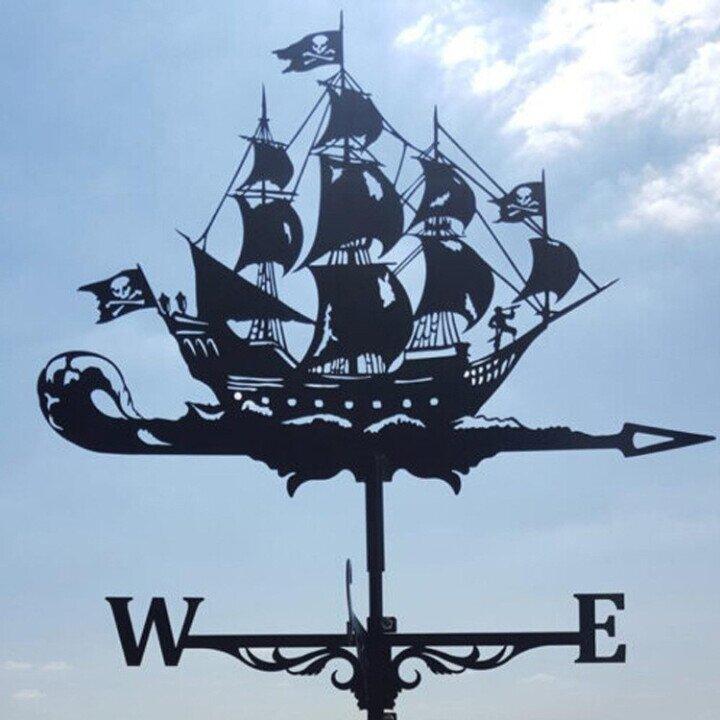 Vintage Garden Weather Vane for Wind Direction and Decorative Charm