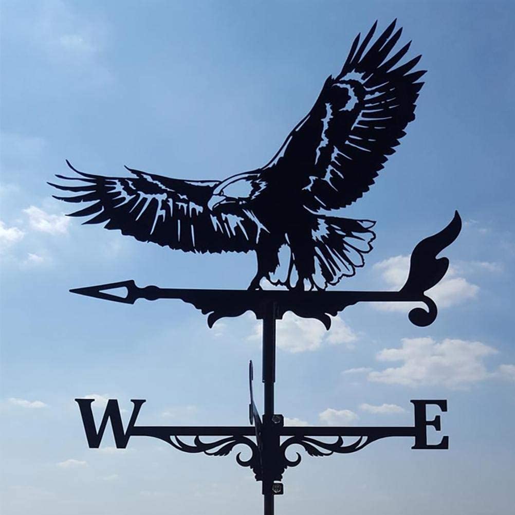 Vintage Garden Weather Vane for Wind Direction and Decorative Charm