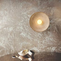 Handcrafted LED Wall Light – Rustic Wood Sconce