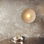 Handcrafted LED Wall Light – Rustic Wood Sconce