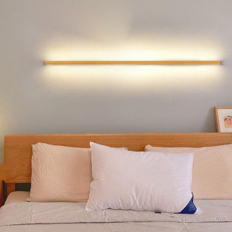 Modern LED Wall Sconce for Bathrooms and Vanities - Elegant Wooden Design