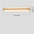 Modern LED Wall Sconce for Bathrooms and Vanities - Elegant Wooden Design