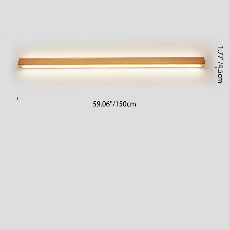 Modern LED Wall Sconce for Bathrooms and Vanities - Elegant Wooden Design