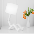 Wooden Desk Lamp with Adjustable Height