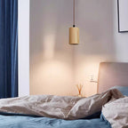 Adjustable Height Wooden Pendant Light – Contemporary Fixture for Kitchen or Living Room
