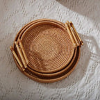 Natural Rattan Artisan Storage Tray for Every Occasion