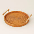 Natural Rattan Artisan Storage Tray for Every Occasion
