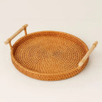 Natural Rattan Artisan Storage Tray for Every Occasion