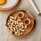 Natural Rattan Artisan Storage Tray for Every Occasion