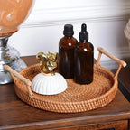 Natural Rattan Artisan Storage Tray for Every Occasion