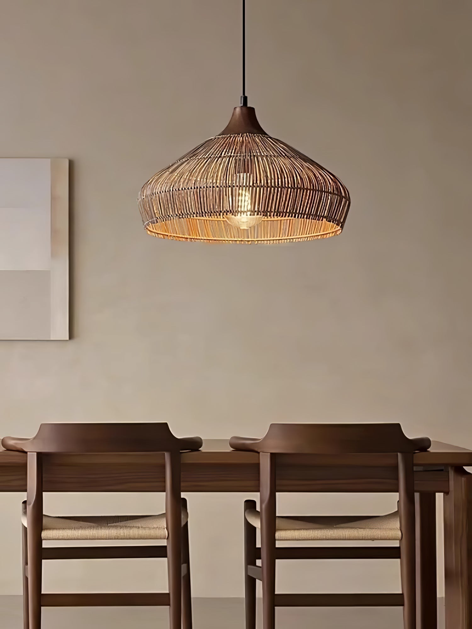 Rattan Woven Pendant Lamp