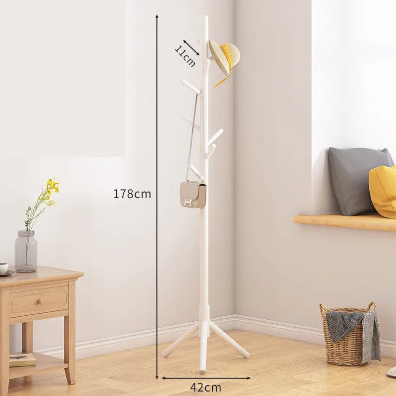 Sleek Wooden Coat Stand for Stylish Spaces