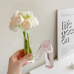 Artistic Curved Glass Blossom Display