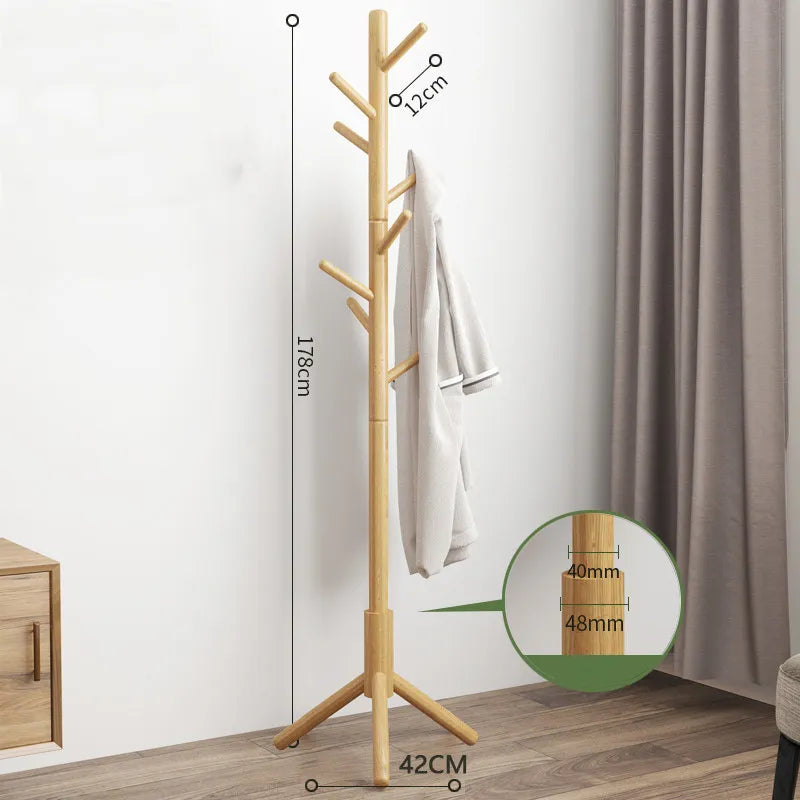 Sleek Wooden Coat Stand for Stylish Spaces