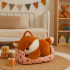 Plush Toy of a Sleeping Fox