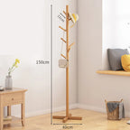 Sleek Wooden Coat Stand for Stylish Spaces