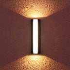 Exterior Pathway Wall Light with Dual-Beam Design for Outdoor Use