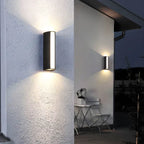 Exterior Pathway Wall Light with Dual-Beam Design for Outdoor Use