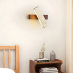 Modern Minimalist Wall Light in Travertine Finish