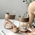 Harmonia Mountain Glass Mug for Tea and Coffee