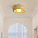 Modern Minimalist LED Ceiling Light with Wooden Design