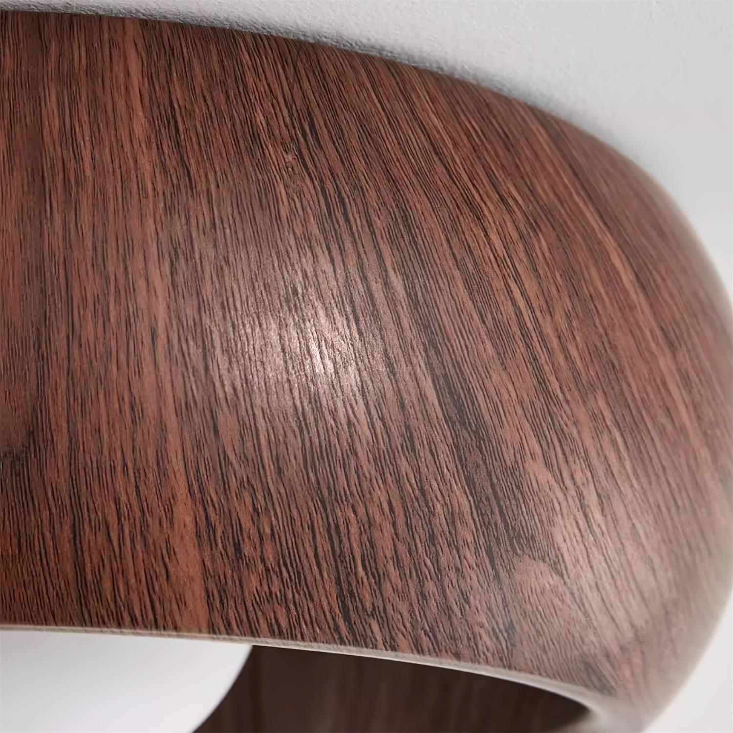 Modern Minimalist LED Ceiling Light with Wooden Design