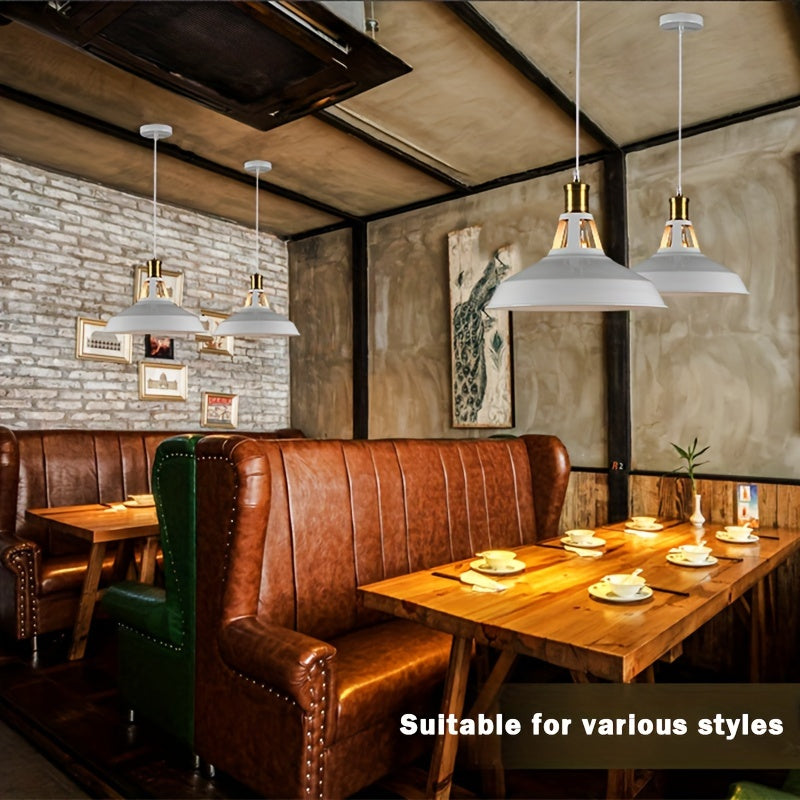 Retro Loft-Style Industrial Metal Hanging Light