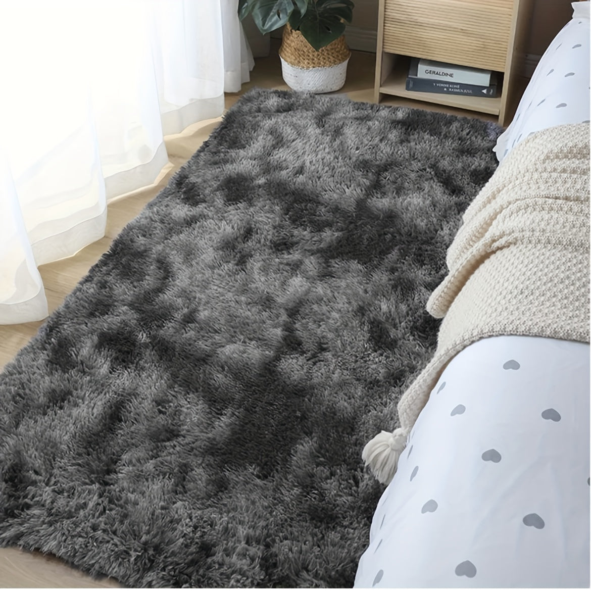 Non-Slip Shaggy Polyester Floor Mat