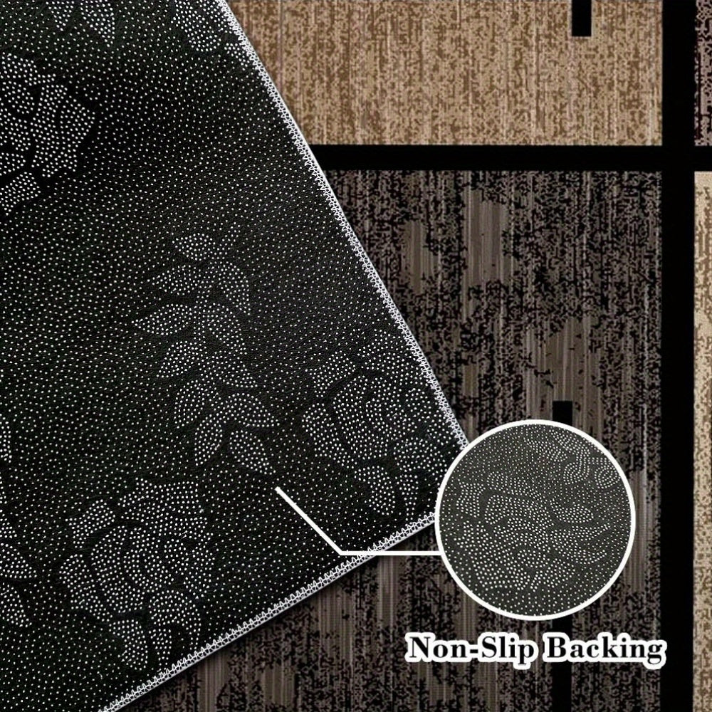 Modern Non-Slip Carpet | Washable Geometric Design Area Rug