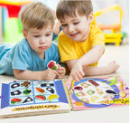 Busy Book Montessori-Inspired Laminated Travel-Friendly