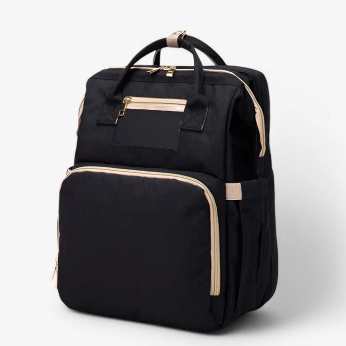 Changing Bag Fold-Out Baby Bed Water-Repellent & Multiple Pockets