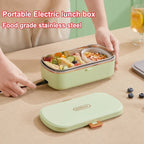 Electric Lunch Box Auto-Heating & Steaming 900ml Leak-Proof
