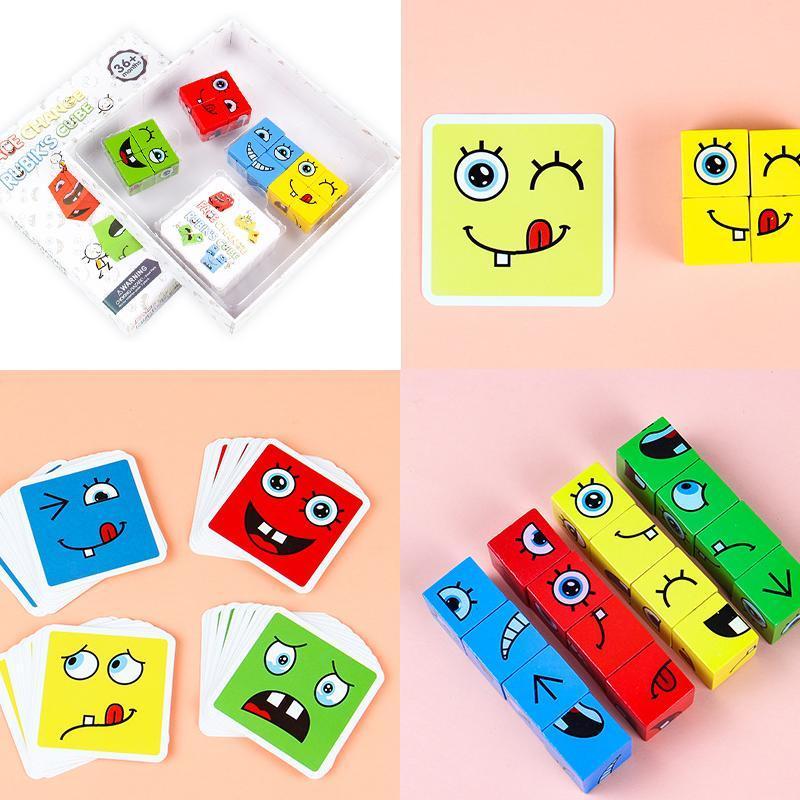Toddler Puzzle Wooden Educational Non-Toxic Paint