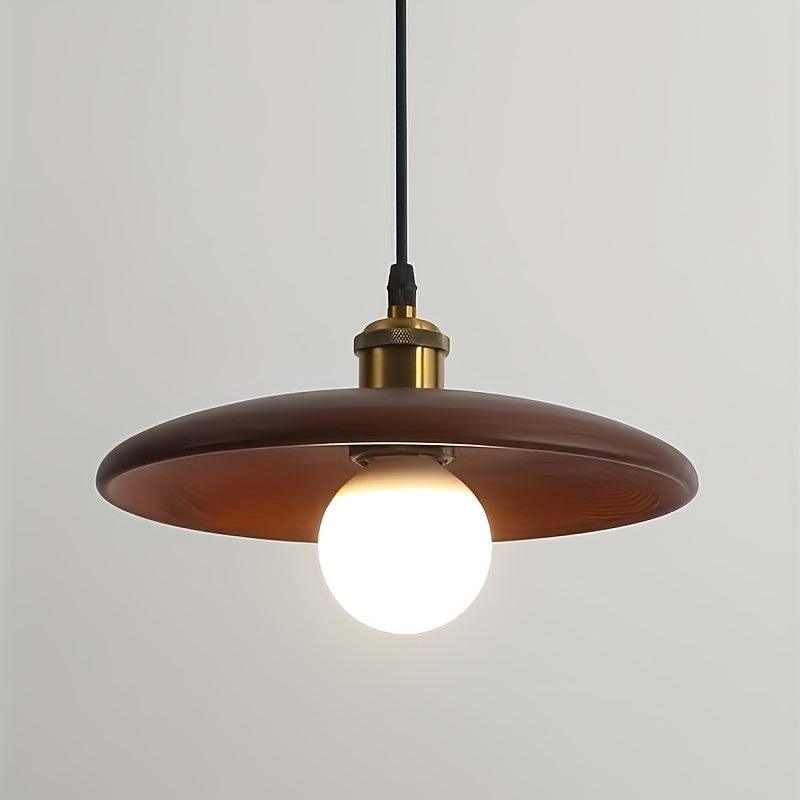 Scandinavian Ceiling Lamp - Solid Wood Pendant Light in Modern Design