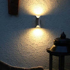 Outdoor LED Wall Light - Upward and Downward Sculpted Design