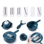 Slicer Set 12-In-1 Stainless Steel & Hidden Storage