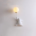 Decorative Balloon Light for Kids Room - Adorable Bear Wall Lamp