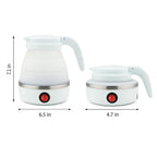 Kettle Collapsible Silicone & Stainless Steel Base 0.6 L