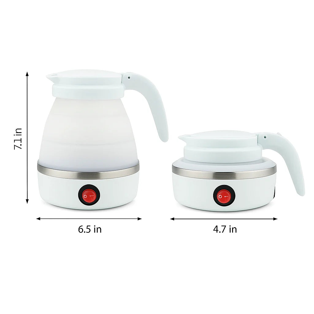 Kettle Collapsible Silicone & Stainless Steel Base 0.6 L