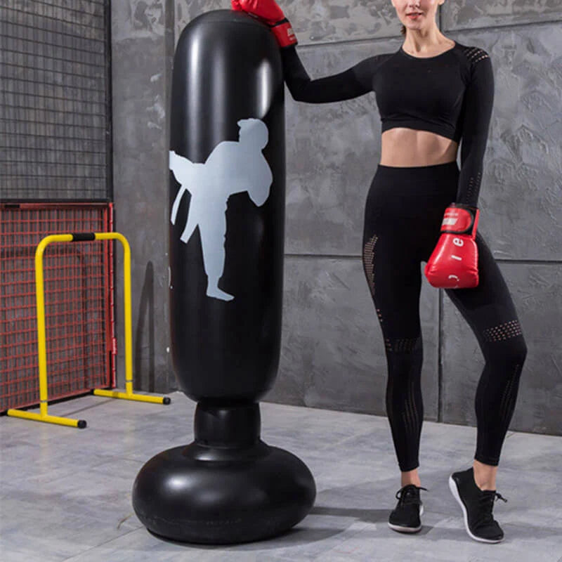 Punching Bag Freestanding Inflatable Water Or Sand Fillable Base