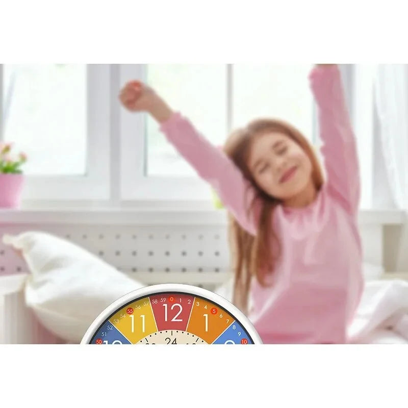 Children's Alarm Clock Interactive Puzzle Large Bright Display