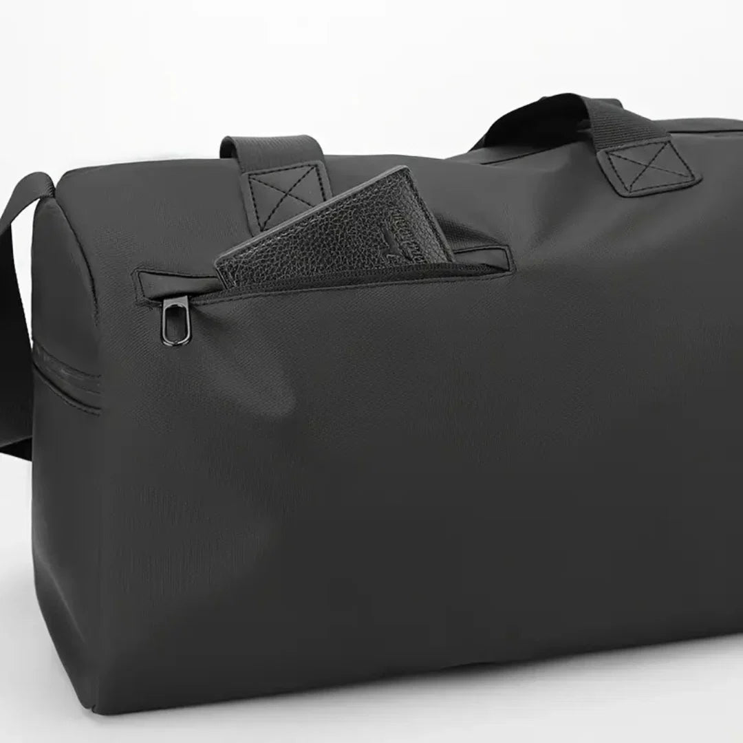 Gym Bag Waterproof Oxford Shoe Compartment & Bottom Pocket
