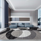 Geometric Soft Velvet Floor Mat – Non-Slip Rug for Home