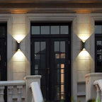 Outdoor LED Wall Light - Upward and Downward Sculpted Design