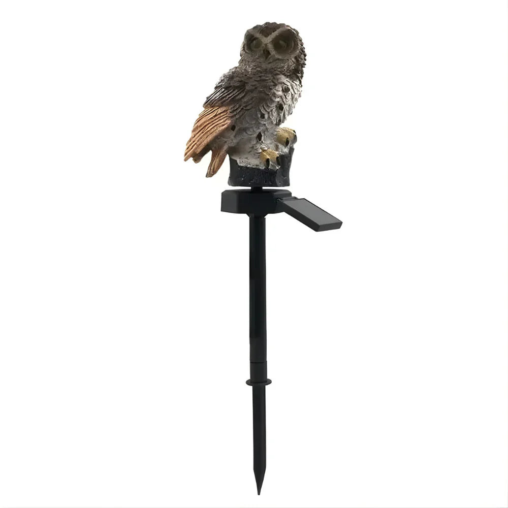 Solar-Powered Dusk-to-Dawn Weatherproof Garden Stake Light (Owl-Shaped)
