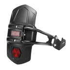 Motorcycle Rear Fender Universal Carbon Fiber-Style CNC Bracket Reflector
